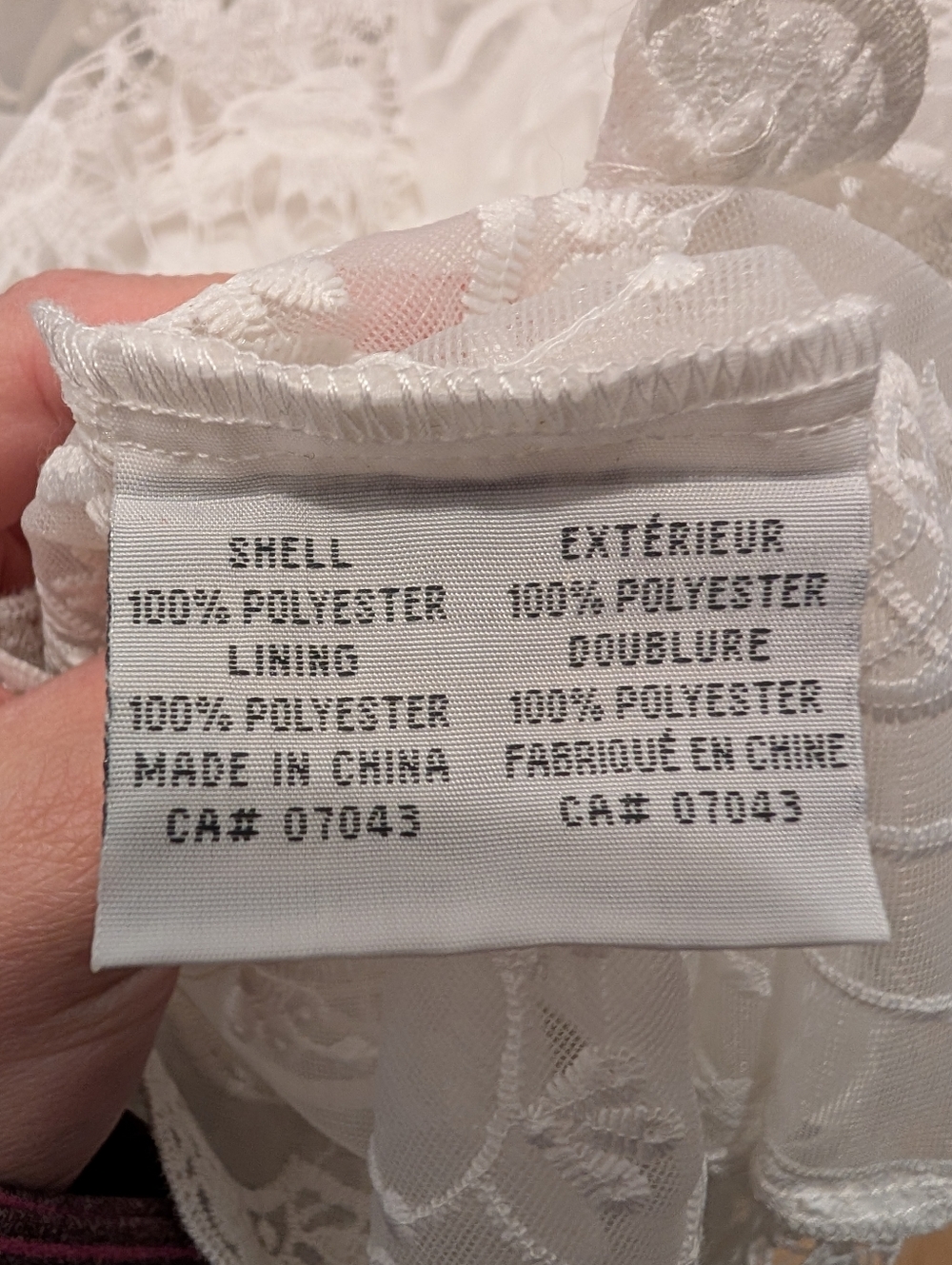 Rebellion White Lace Dress - Picture 5 of 5